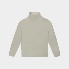 巴利/Bally 男士浅蓝色羊毛混纺高领毛衣 6302037