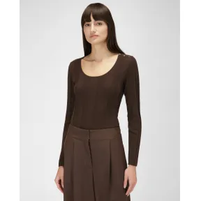 巴利/Bally 女式乌木棕色羊毛圆领衫 6302184