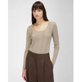 巴利/Bally 女士米色羊毛圆领衫 6302185