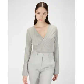 巴利/Bally 女式羊毛和羊绒混纺 V 领灰色 6302187