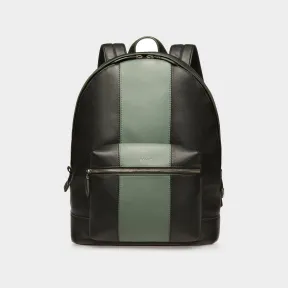 巴利/Bally 男士黑色和绿色 Harper 皮革背包 6302745