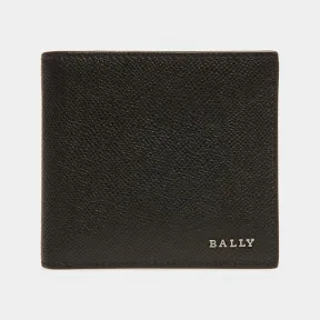 巴利/Bally 男士黑色和蓝色 Bribel 皮革零钱包 6302769