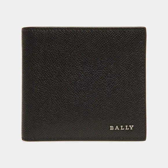 巴利/Bally 男士黑色和蓝色 Bribel 皮革零钱包 6302769