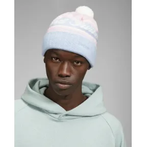 巴利/Bally 男士浅蓝色和粉色羊毛提花帽子 6302899