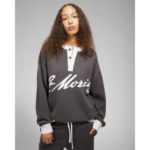 巴利/Bally 男士灰色羊绒圆领衫 6302920