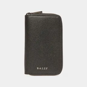 巴利/Bally Bitt 黑色和蓝色荧光皮革钥匙包 6303000