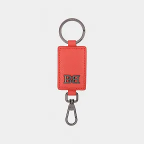 巴利/Bally 男士橙色 Bhary B 链细节皮革钥匙扣 6303601