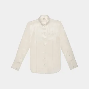 巴利/Bally 女士真丝衬衫 白色真丝衬衫 6303856