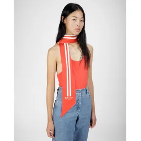 巴利/Bally 女式橙色真丝抹胸围巾 6303945