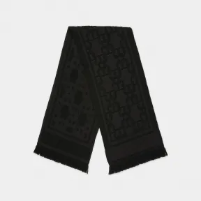 巴利/Bally 女士黑色羊毛和真丝围巾 6303947