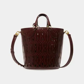 巴利/Bally 女士棕色皮革 Lago 水桶包 6305362