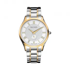 宝曼/Balmain Classic R Gent Small Second 精钢镀金 石英机芯 男表 B1422.39.22