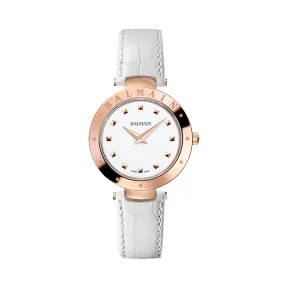 宝曼/Balmain Balmainia Bijou 精钢镀玫瑰金 石英机芯 女表 B4259.22.26