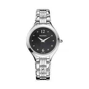 宝曼/Balmain Maestria Lady Round II 精钢 石英机芯 女表 B4511.33.64