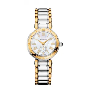 宝曼/Balmain 32MM 不锈钢镀金 石英机芯 女表 B45523982
