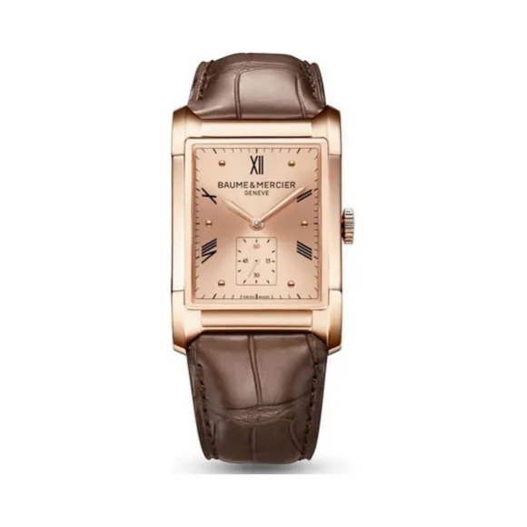 名仕/Baume & Mercier 汉伯顿 Hampton 系列 玫瑰金 手动机械机芯 男表 BMM0A10033