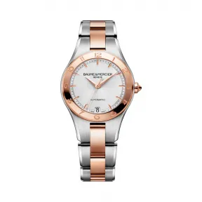名仕/Baume & Mercier 灵霓 Linea 系列 玫瑰金 自动机械机芯 女表 BMM0A10073
