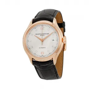名仕/Baume & Mercier 克里顿 Clifton 系列 玫瑰金 自动机械机芯 男表 BMM0A10104