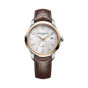 名仕/Baume & Mercier 克里顿 Clifton 系列 精钢/18k玫瑰金 自动机械机芯 男表 BMM0A10139