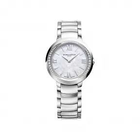 名仕/Baume & Mercier 约定 Promesse 系列 精钢, 抛光 石英机芯 女表 BMM0A10160