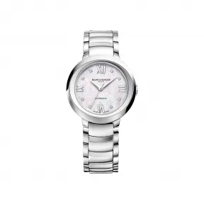 名仕/Baume & Mercier 约定 Promesse 系列 精钢, 抛光 自动机械机芯 女表 BMM0A10238
