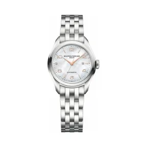 名仕/Baume & Mercier 克里顿 Clifton 系列 精钢 自动机械机芯 情侣表 BMM0A10283