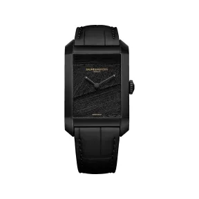 名仕/Baume & Mercier Hampton 31.0 MM X 48.1 MM Steel-DLC  喷砂处理 自动机械机芯 男表 M0A10641