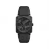 柏莱士/Bell&ross Instruments 系列 42MM 哑光黑色陶瓷 自动机械机芯 男表 BR0392-CAMO-CE-SRB