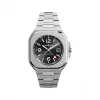 柏莱士/Bell&ross Instruments 系列 41MM 磨砂与抛光精钢 自动机械机芯 男表 BR05G-BL-ST-SST