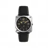 柏莱士/Bell&ross Instruments 系列 39MM 缎光抛光精钢 石英机芯 男表 BRS-HERI-ST-SCA