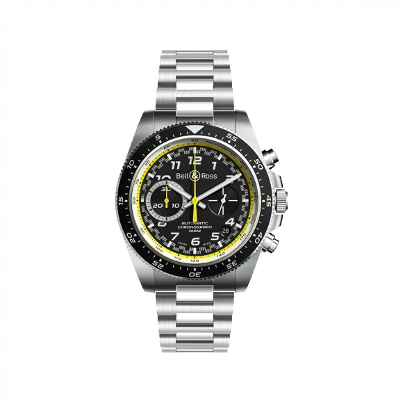 柏莱士/Bell&ross vintage 系列 43MM 磨砂-抛光精钢 自动机械机芯 男表 BRV394-RS20-SST