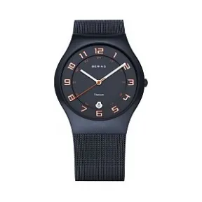 白令/Bering 钛合金 石英机芯 手表 11937-393