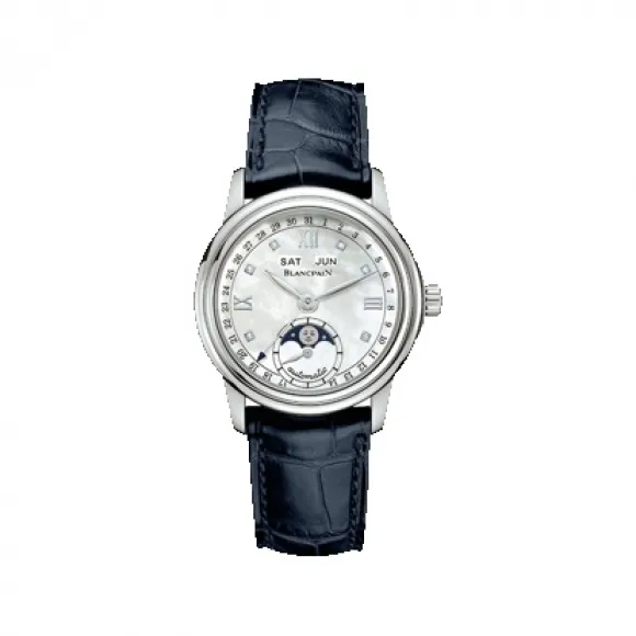 宝珀/Blancpain 莱芒湖 Leman 系列 精钢 自动机械机芯 女表 2360-1191A-55B