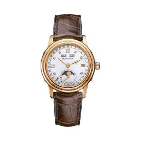 宝珀/Blancpain 莱芒湖 Leman 系列 18k玫瑰金 机械机芯 男表 2360-3691A-55B