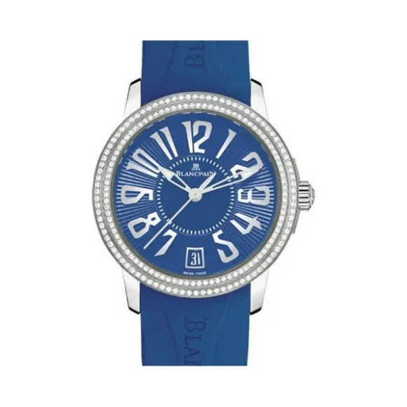 宝珀/Blancpain Women 女装腕表系列 精钢镶钻 自动机械机芯 女表 3300-4529-64B