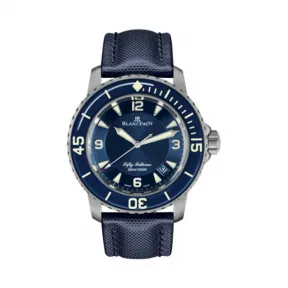 宝珀/Blancpain 钛 自动机械机芯 男表 5015-12B40-52A