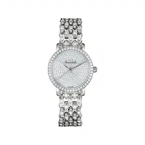 宝珀/Blancpain Women 女装腕表系列 白色金表壳 自动机械机芯 女表 6102-1963-96AD