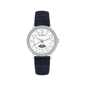 宝珀/Blancpain Villeret系列 精钢表壳 自动机械机芯 女表 6106-4628-55A