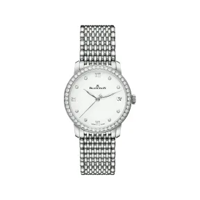 宝珀/Blancpain 经典系列 精钢镶钻 自动机械机芯 女表 6127-4628-MMB