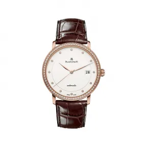 宝珀/Blancpain Villeret系列 红金表壳 自动机械机芯 男表 6223-2987-55B