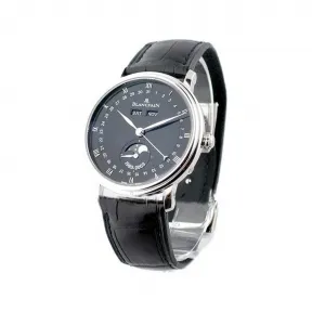 宝珀/Blancpain 38MM 铂金 自动机械机芯 男表 6263A-3430A-55