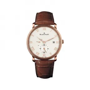 宝珀/Blancpain Villeret系列 红金表壳 手动机械机芯 男表 6606-3642-55B