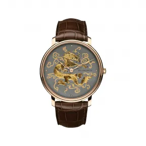 宝珀/Blancpain Villeret系列 红金表壳 手动机械机芯 男表 6615A-3612-55B