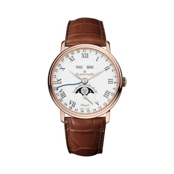 宝珀/Blancpain 经典系列 18K红金 自动机械机芯 男表 6639-3631-55B