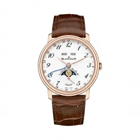 宝珀/Blancpain 经典系列 18K红金 自动机械机芯 男表 6639A-3631-55B