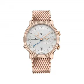 宝珀/Blancpain Villeret系列 红金表壳 自动机械机芯 男表 6640-3642-MMB