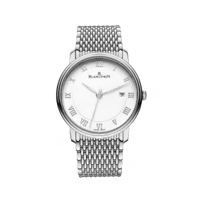 宝珀/Blancpain Villeret系列 精钢表壳 自动机械机芯 男表 6651-1127-MMB