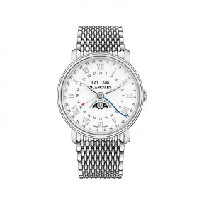 宝珀/Blancpain Villeret系列 精钢 自动机械机芯 男表 6676-1127-MMB