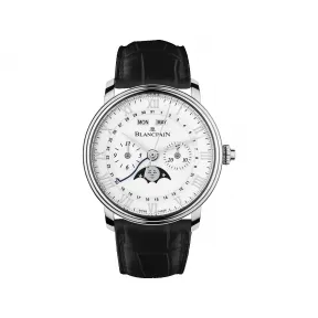 宝珀/Blancpain Villeret系列 精钢表壳 自动机械机芯 男表 6685-1127-55B