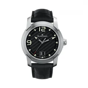 宝珀/Blancpain 开创系列 缎面磨砂精钢 自动机械机芯 男表 R10-1103-53B